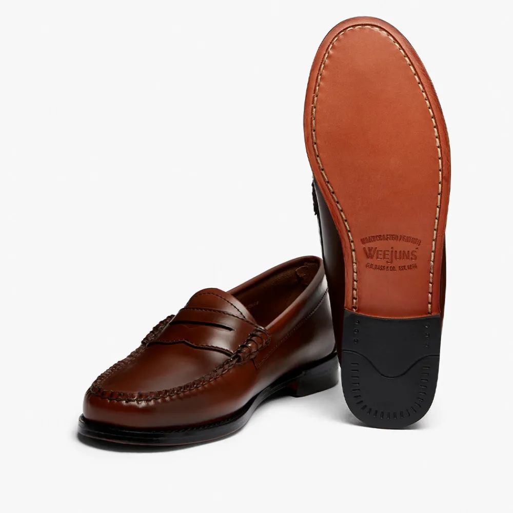 Discount GH Bass - Mocassins Weejuns Penny - Cognac