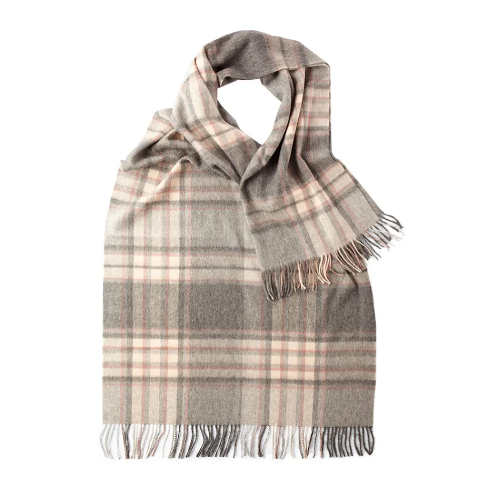Clearance Glen Prince - Écharpe Carreaux - Beige