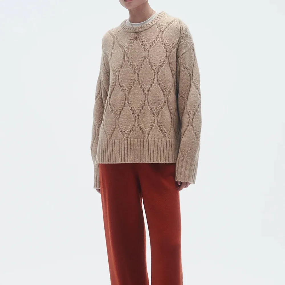 Store GUEST IN RESIDENCE - Pull Wavy Cozy Crew - Dune