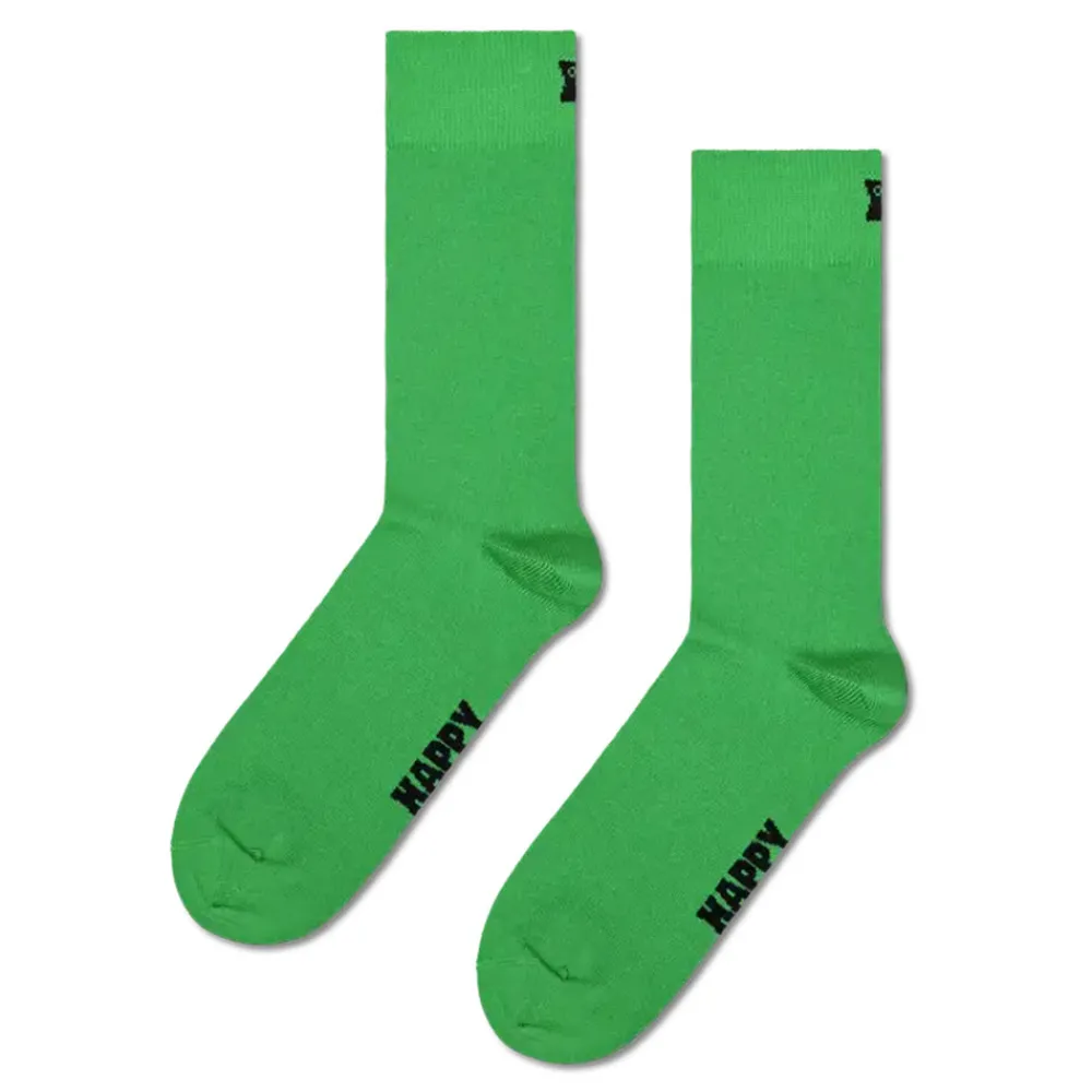 Cheap Happy Socks - Chaussettes Hautes Solid - Vert
