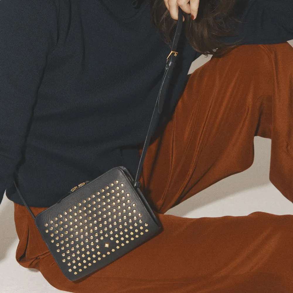 Best Sale HERBERT FRERE SOEUR Herbert Frère Soeur - Sac Le Mini Bea Gigi - Marine