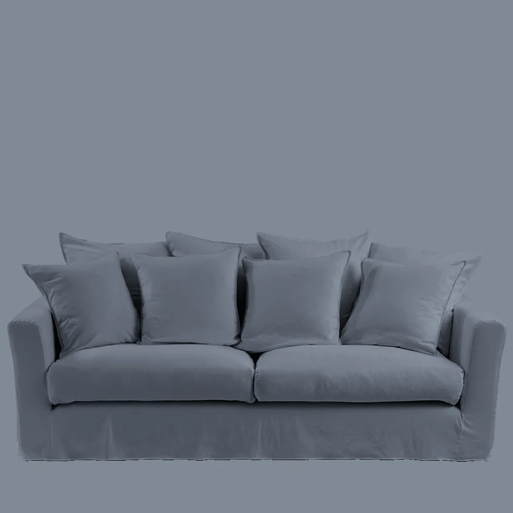 Flash Sale MERCI Housse de canapé 3 places - Bleu de Nîmes BleudeNîmes