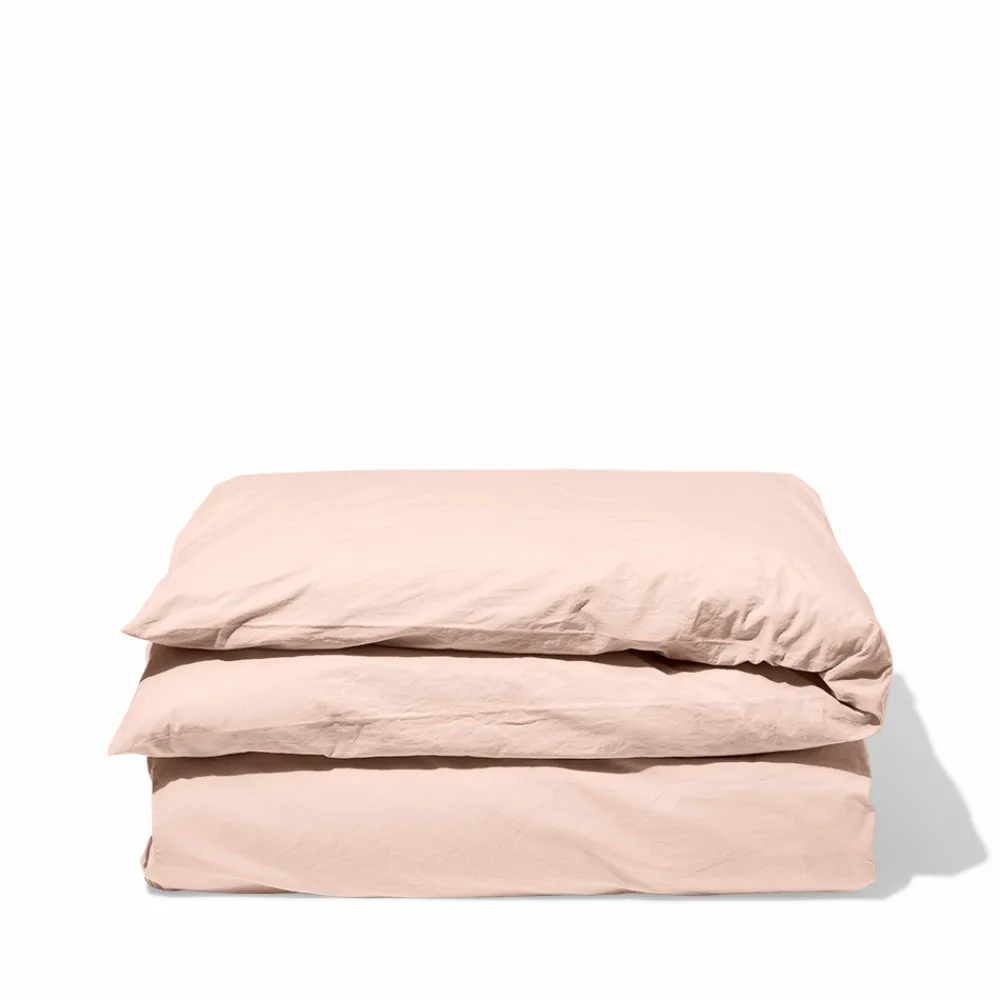 Shop 1700 COTEX Housse de couette en percale de coton - Rose des Sables RosedesSables