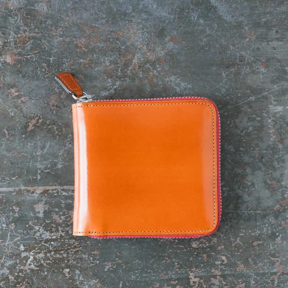 Fashion Il Bussetto x Merci - Portefeuille Bi-Fold Zip - Biscuit