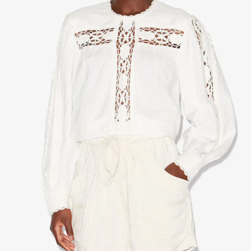 Shop Isabel Marant - Blouse Valmira - Blanc