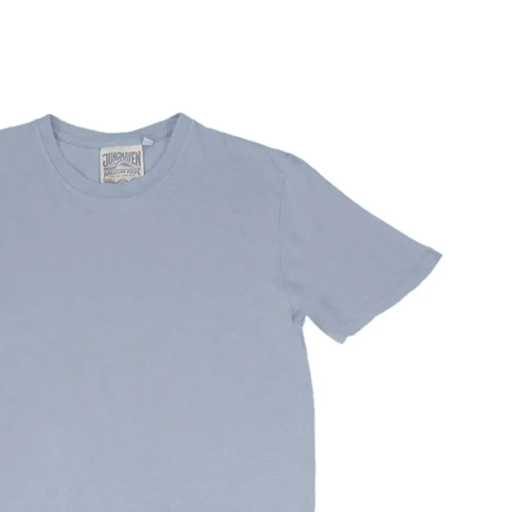 Discount Jungmaven - Basic Tee - Costal Blue