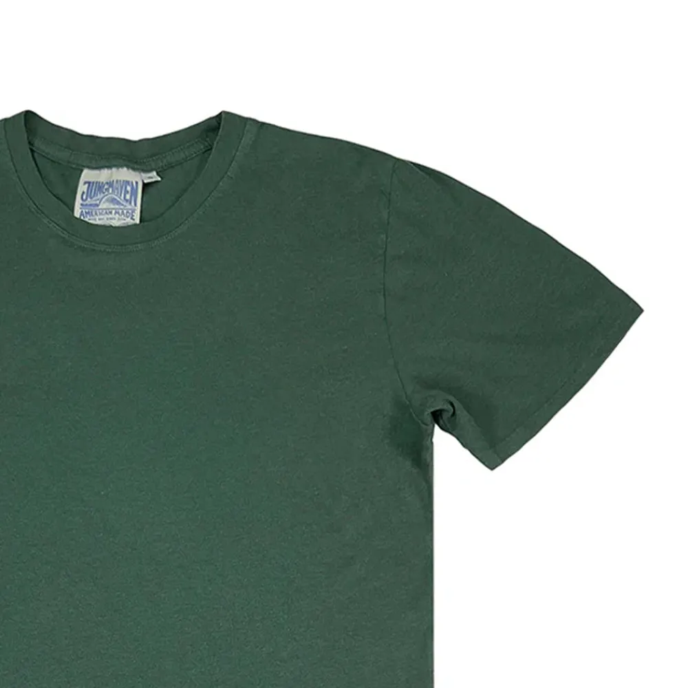 Shop Jungmaven - Basic Tee - Hunter Green