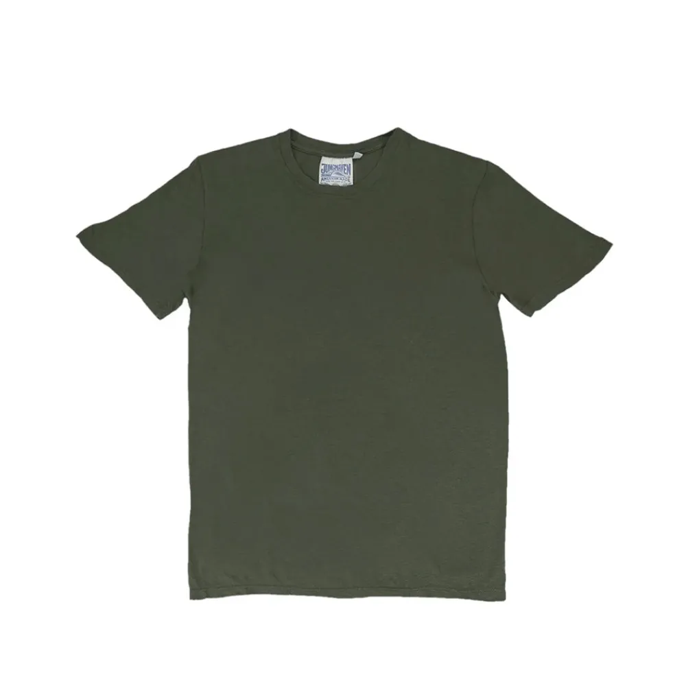 Online Jungmaven - Basic Tee - Olive