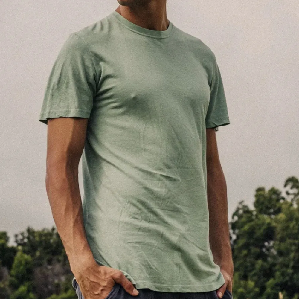 Hot JUNGMAVEN - Basic Tee - Vert pâle