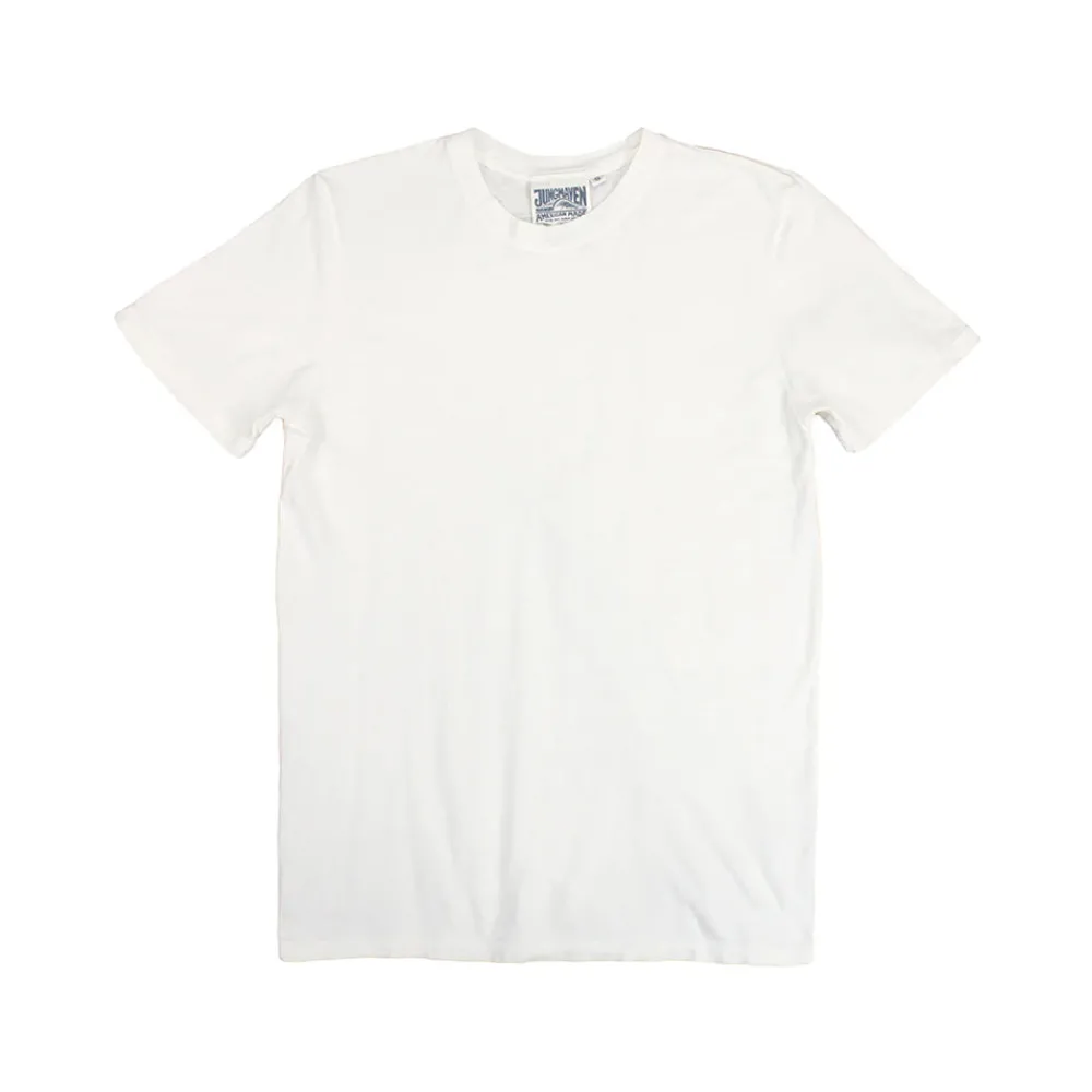 New Jungmaven - Basic Tee - Washed White