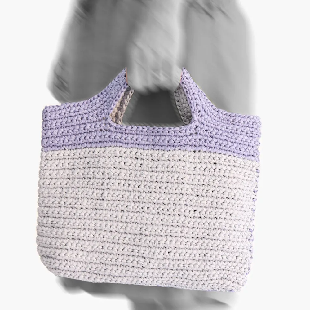Sale KARAKORAM - Petit sac en crochet - Lila Violet