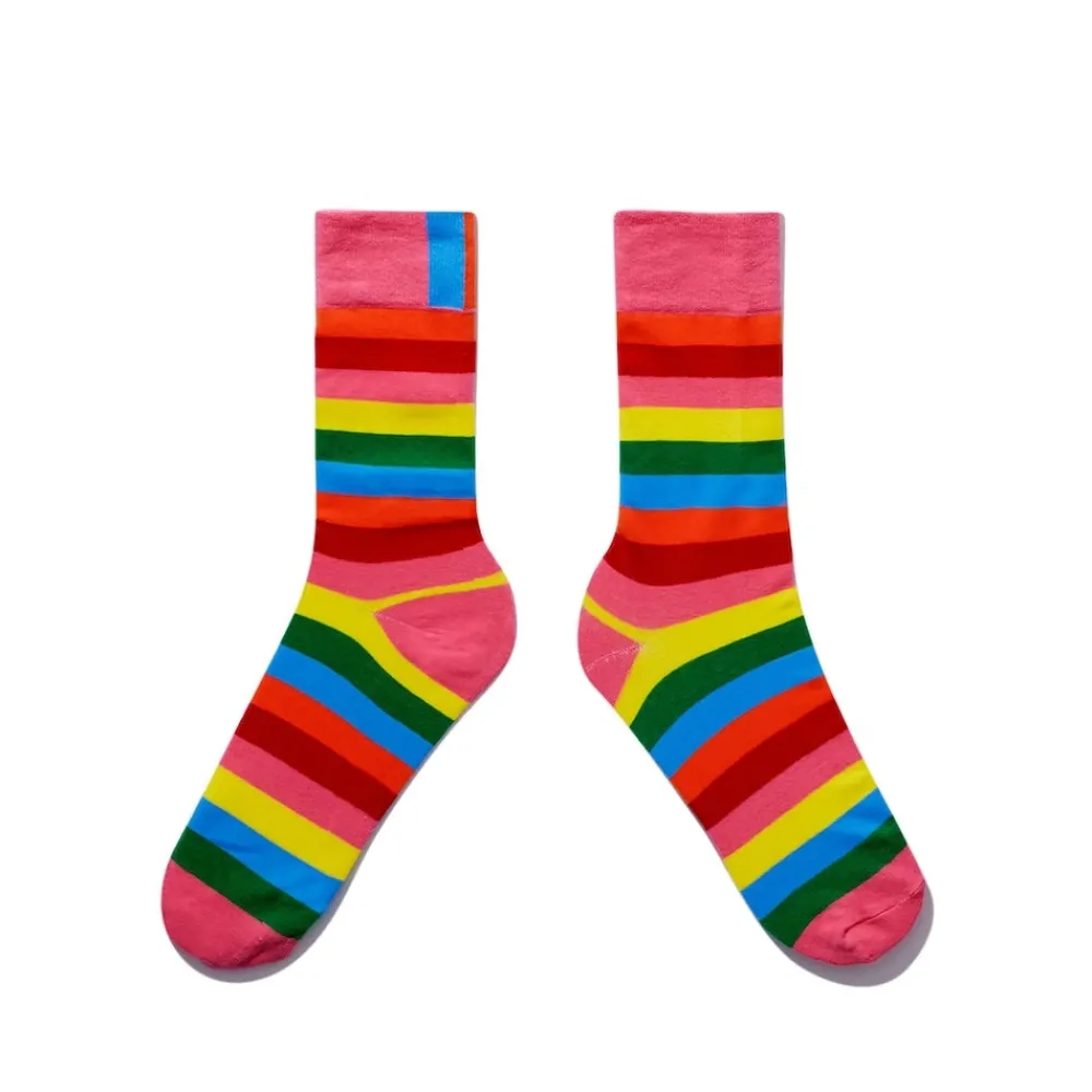 New Kule - Chaussettes Rainbow Bright - Rose