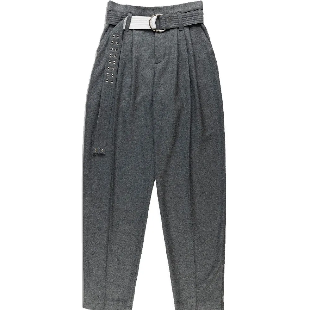 Online LA FETICHE - Pantalon Angela - Gris