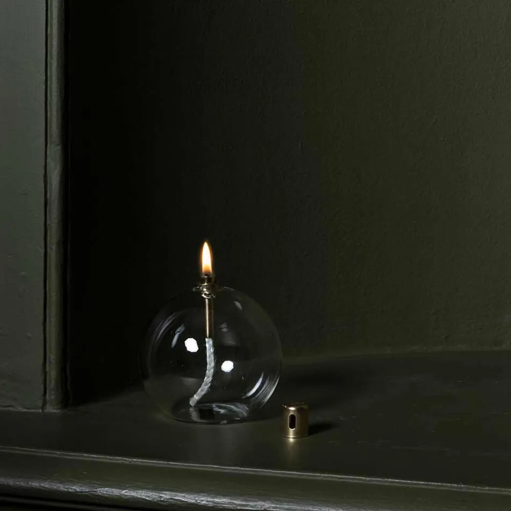 Best Sale 1062 PERIGLASS Lampe à huile - Ronde