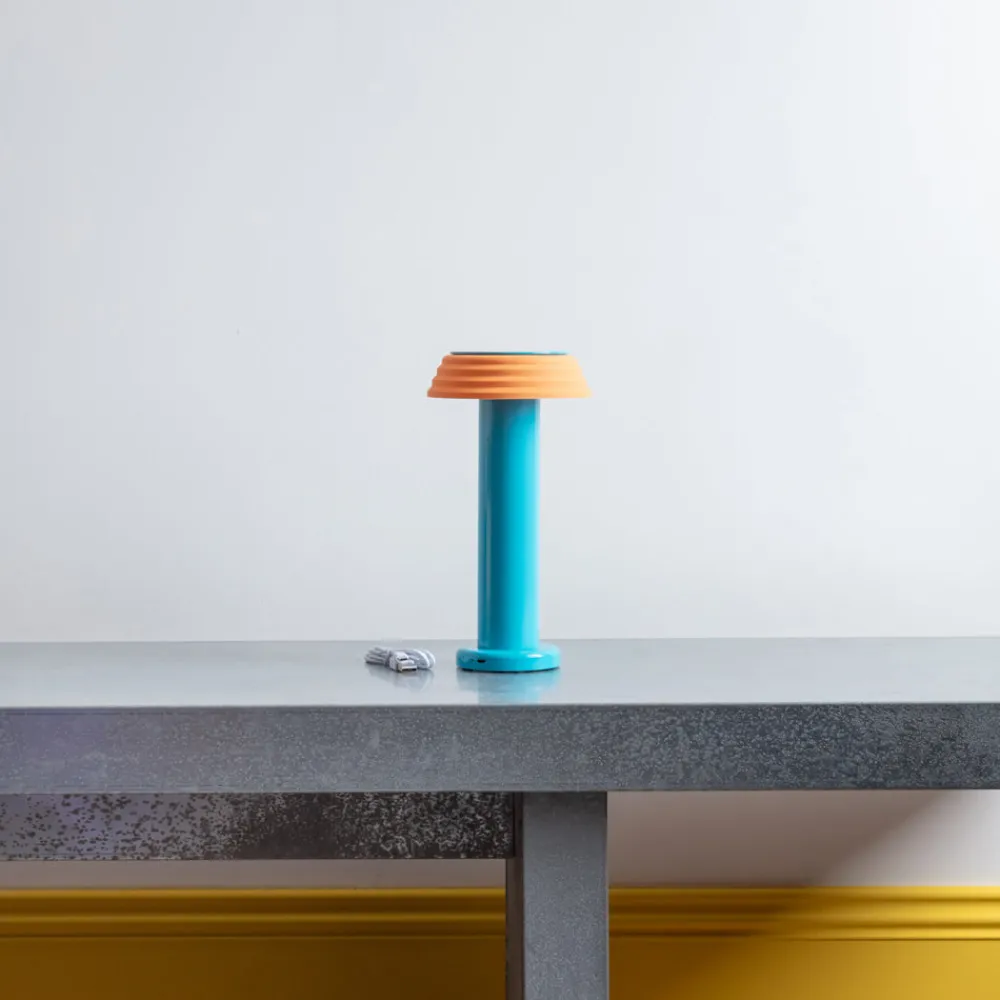 Best Sale 2024 SOWDEN Lampe portable rechargeable - Bleu Orange - Sowden