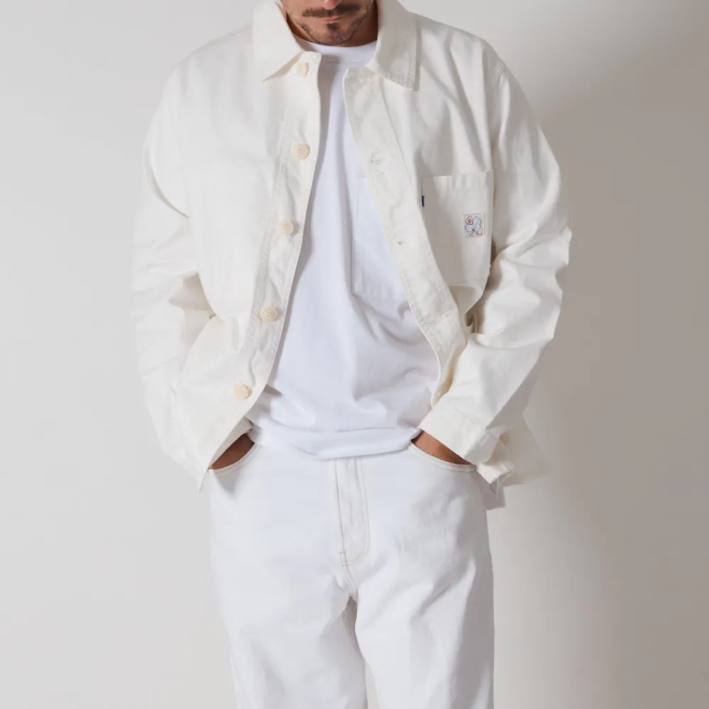 Shop NN07 Le Laboureur x NN. 07 x Merci - Veste Tréfle Coeur - Blanc
