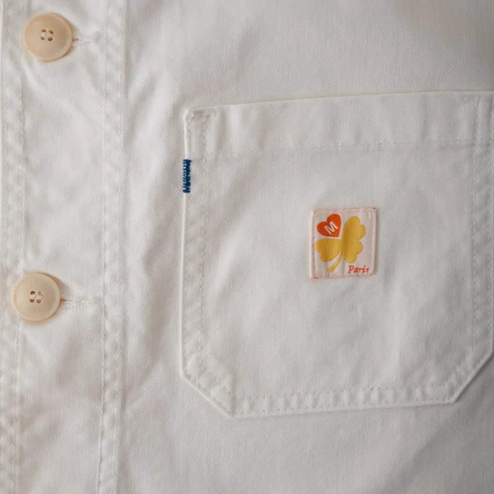 Best NN07 Le Laboureur x NN. 07 x Merci - Veste Tréfle Coeur - Jaune