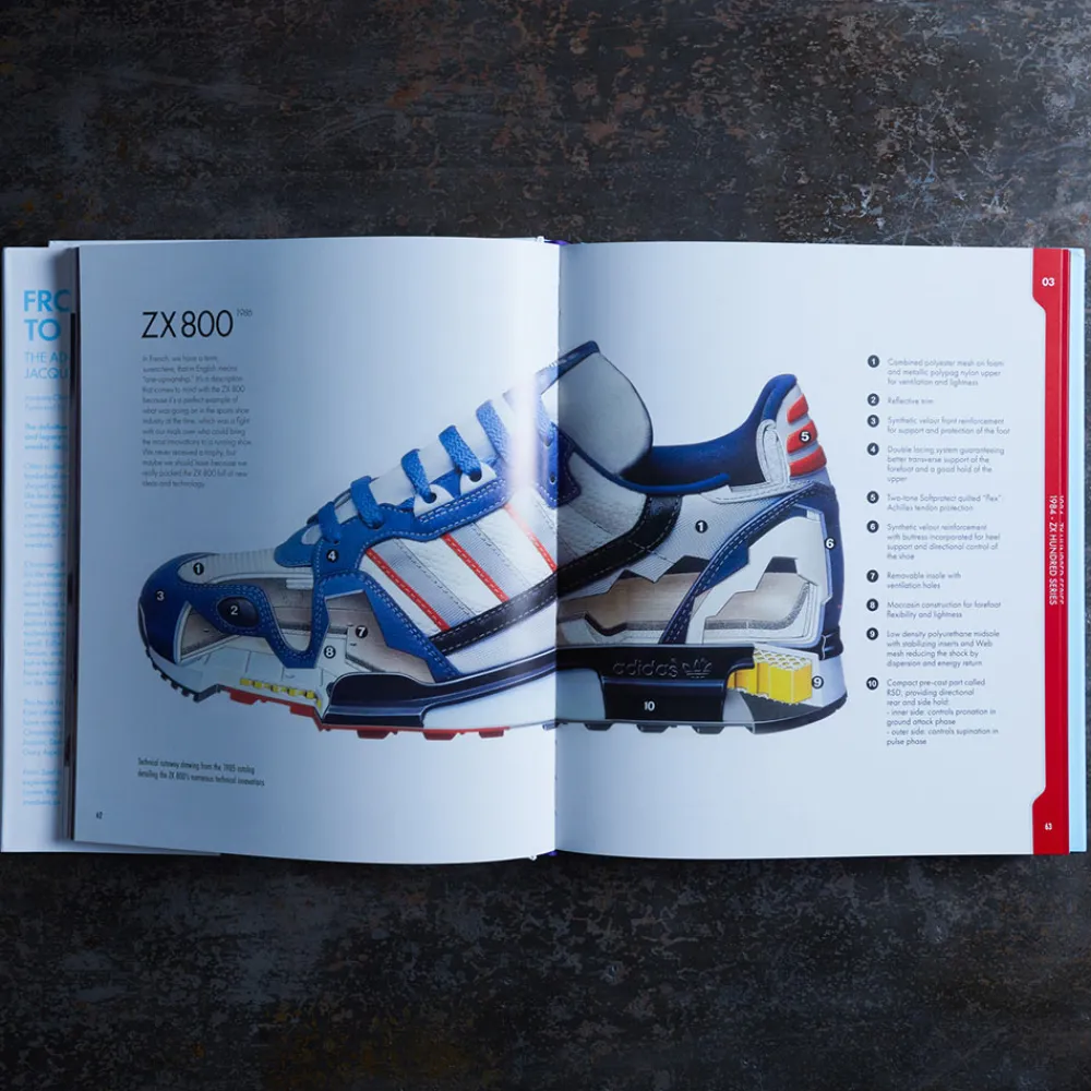 Fashion 748 MARSTON BOOK SERVICES Livre - From Soul to Sole, the Adidas sneakers of Jacques Chassaing