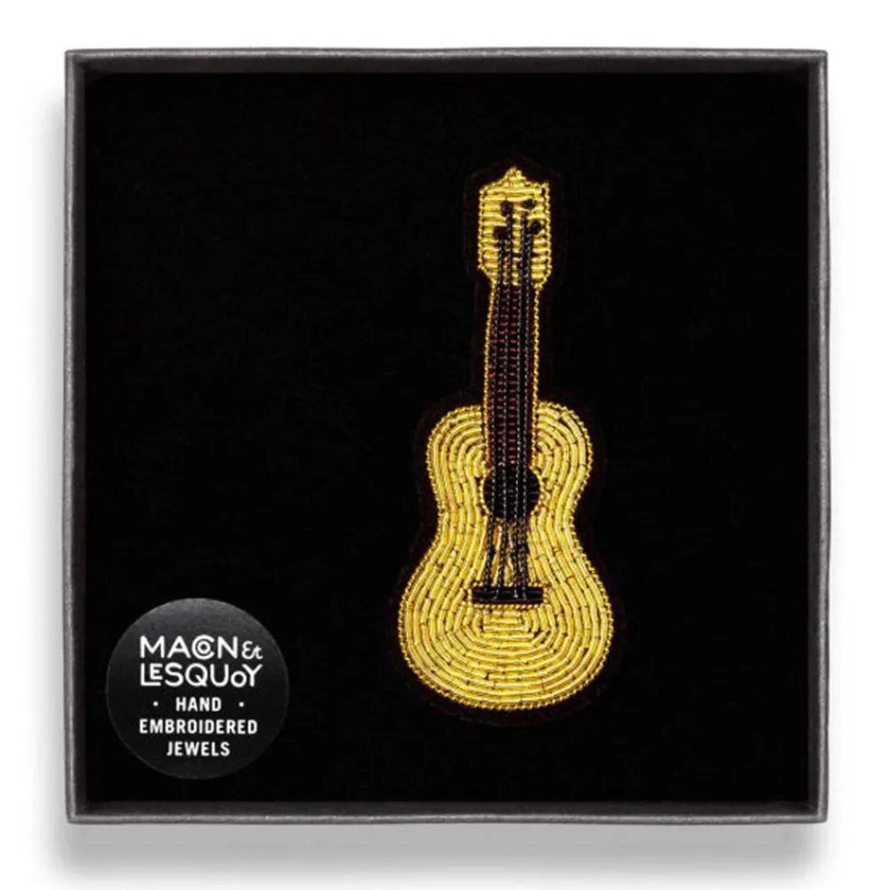 Fashion MACON & LESQUOY Macon & Lesquoy - Broche - Guitare