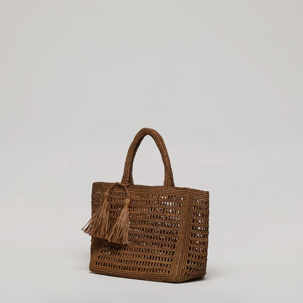 Clearance Maison NH - Sac en paille Annabelle - Marron