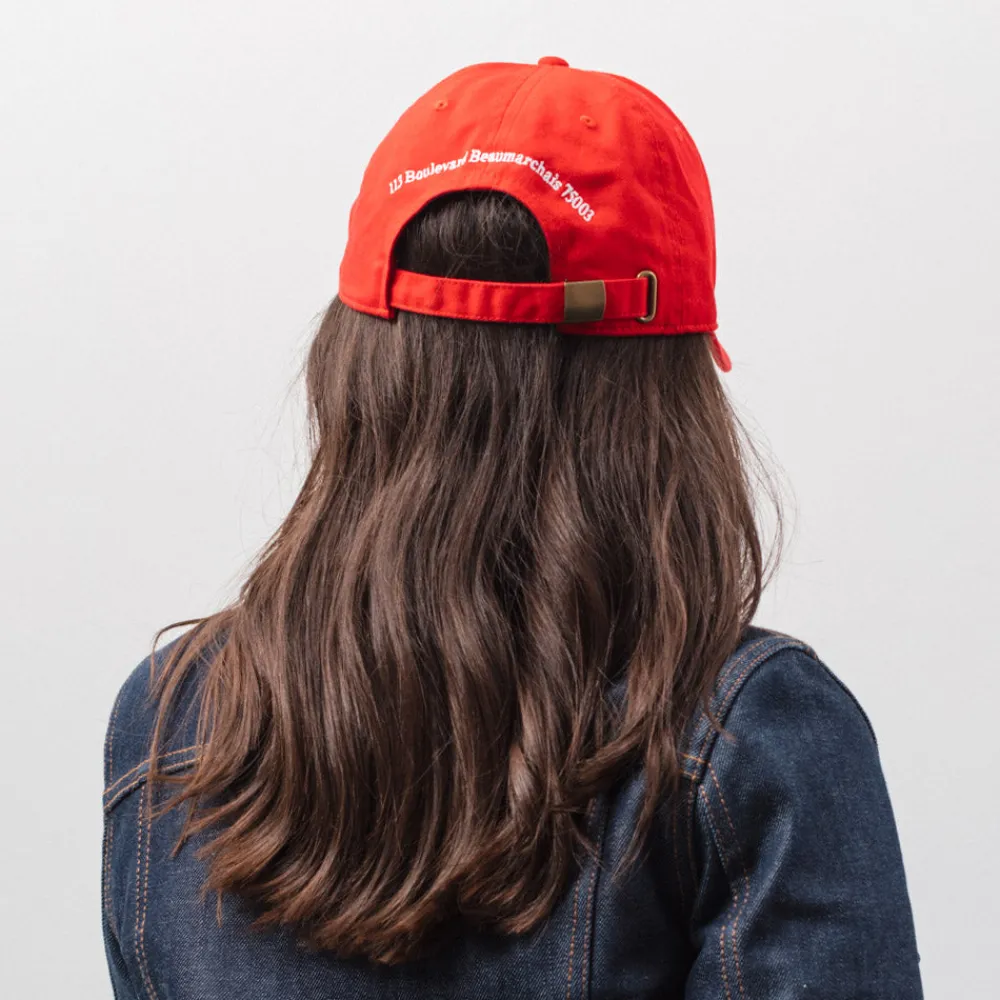 Store M05 Merci - Casquette Gothique Non Merci - Rouge