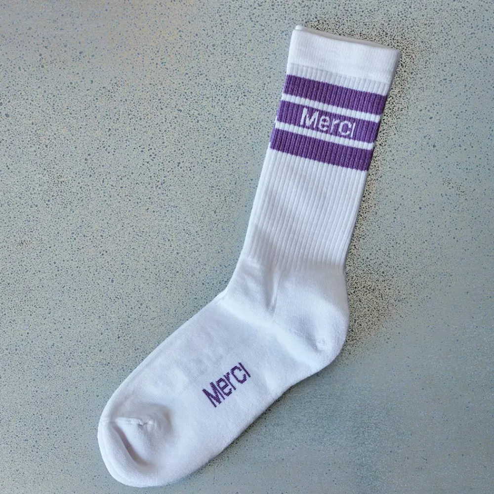 Cheap MERCI - Chaussettes en coton - Lavandou