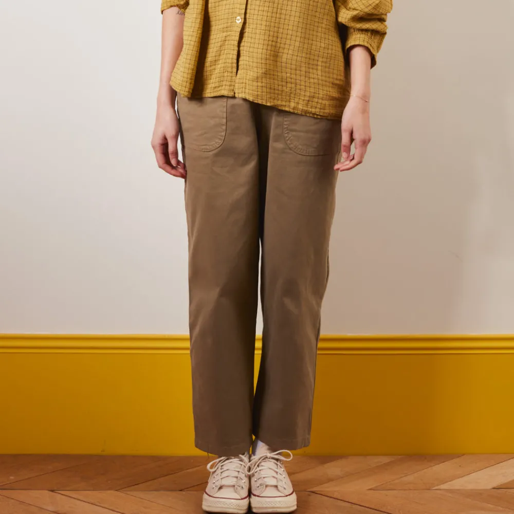 New J01 Merci - Pantalon Pauline - Kaki