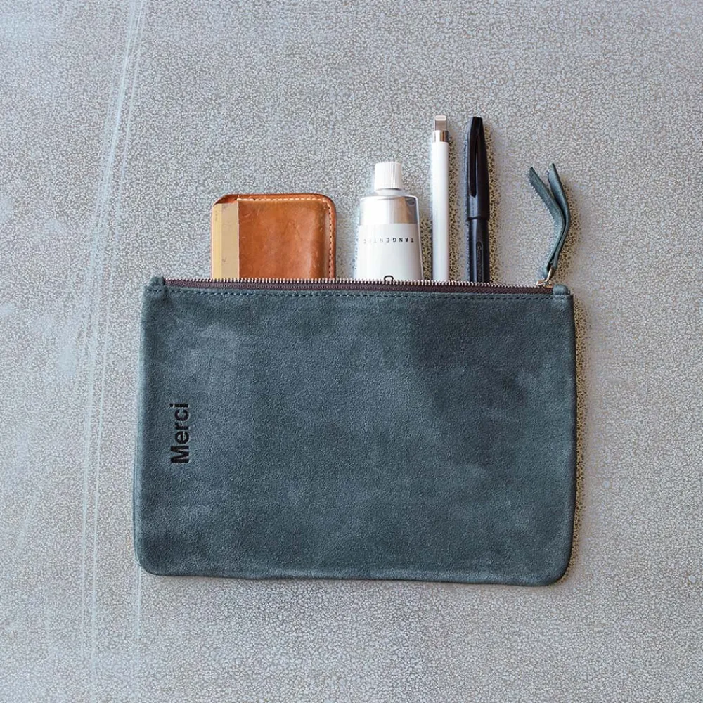 Fashion MERCI - Pochette en daim - Bottle