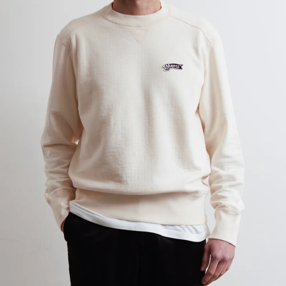Store PE01 Merci - Pull Léon - Cream