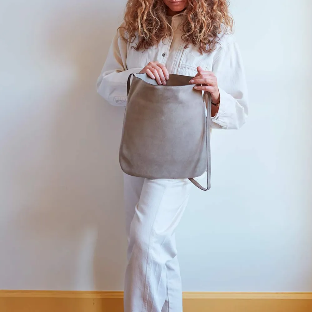 New MERCI - Sac en daim - Earth