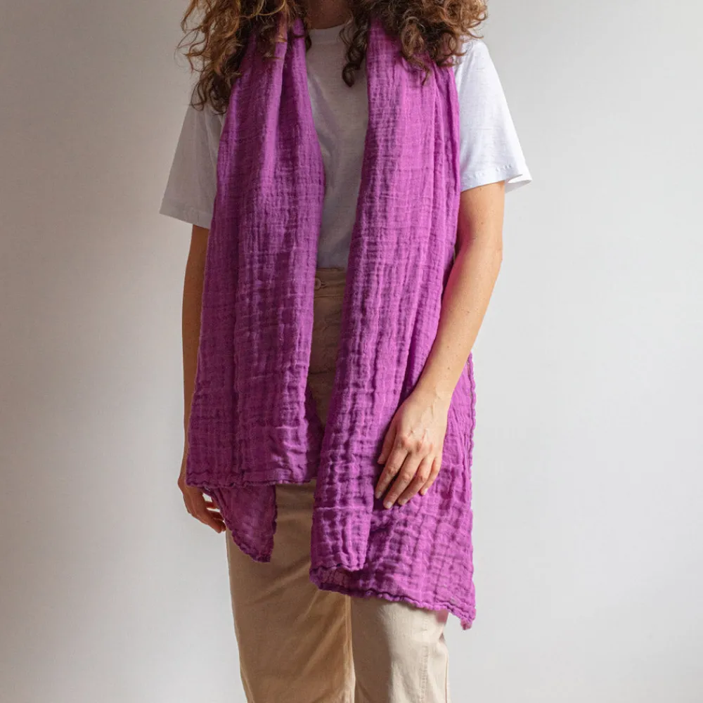 Shop J01 Merci - Étole Légère - Violet