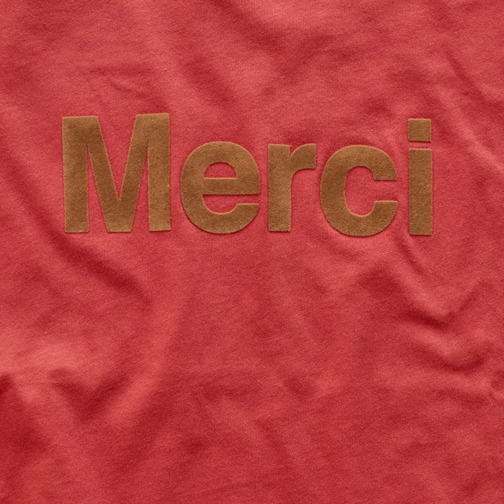 Store MERCI - T-shirt logo - Rouge