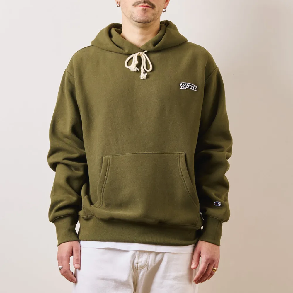 Best Sale CHAMPION Merci x - Sweat à Capuche - Olive