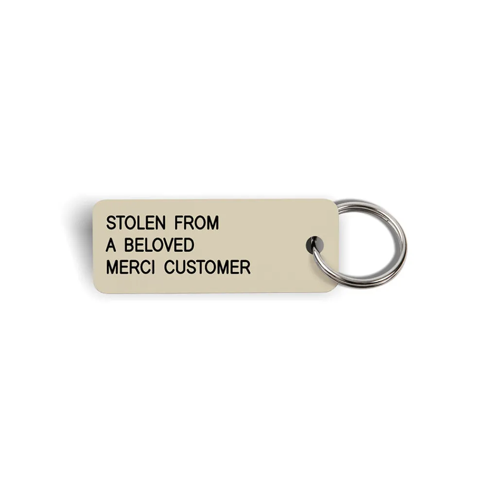 Best Sale Various Keytags Merci x - Porte-clé "Stolen From a Beloved" - Beige