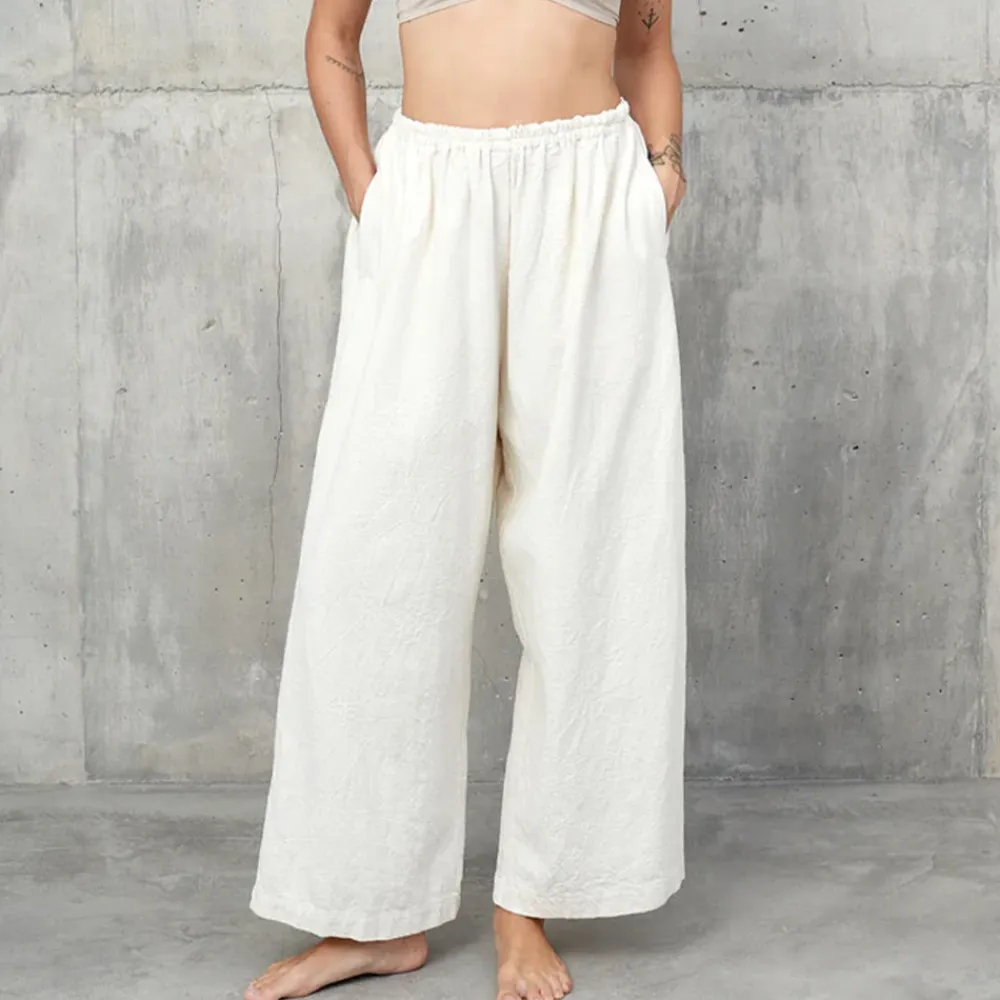 Fashion MYSAYANG - Pantalon Mudah - Blanc
