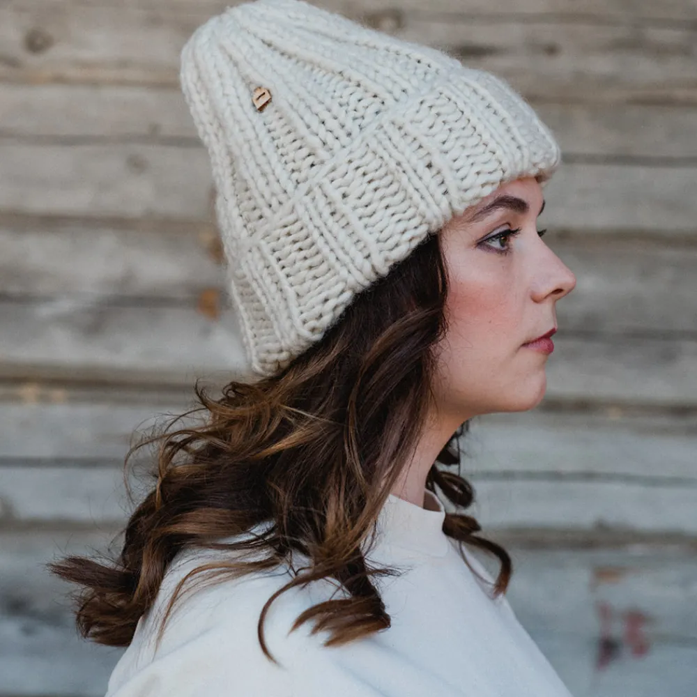 Shop Myssy - Bonnet en Laine - Blanc