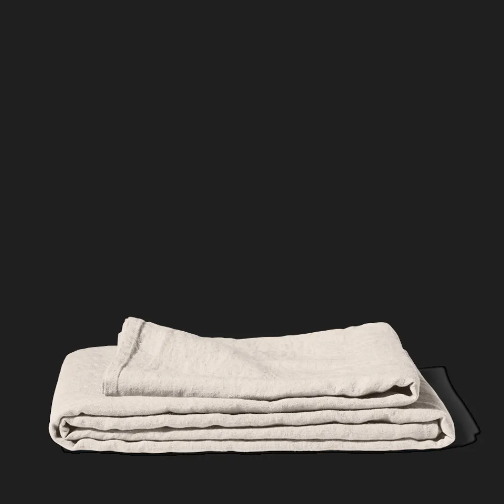 Shop 200 LINTEX Nappe en lin lavé - Pierre