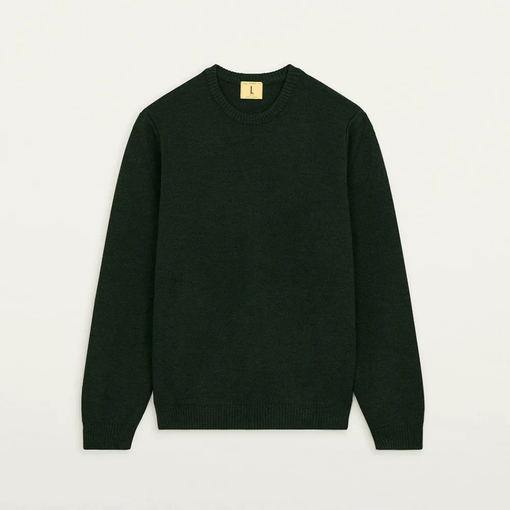 Shop NITTO KNITWEAR - Pull Youri - Vert Fôret