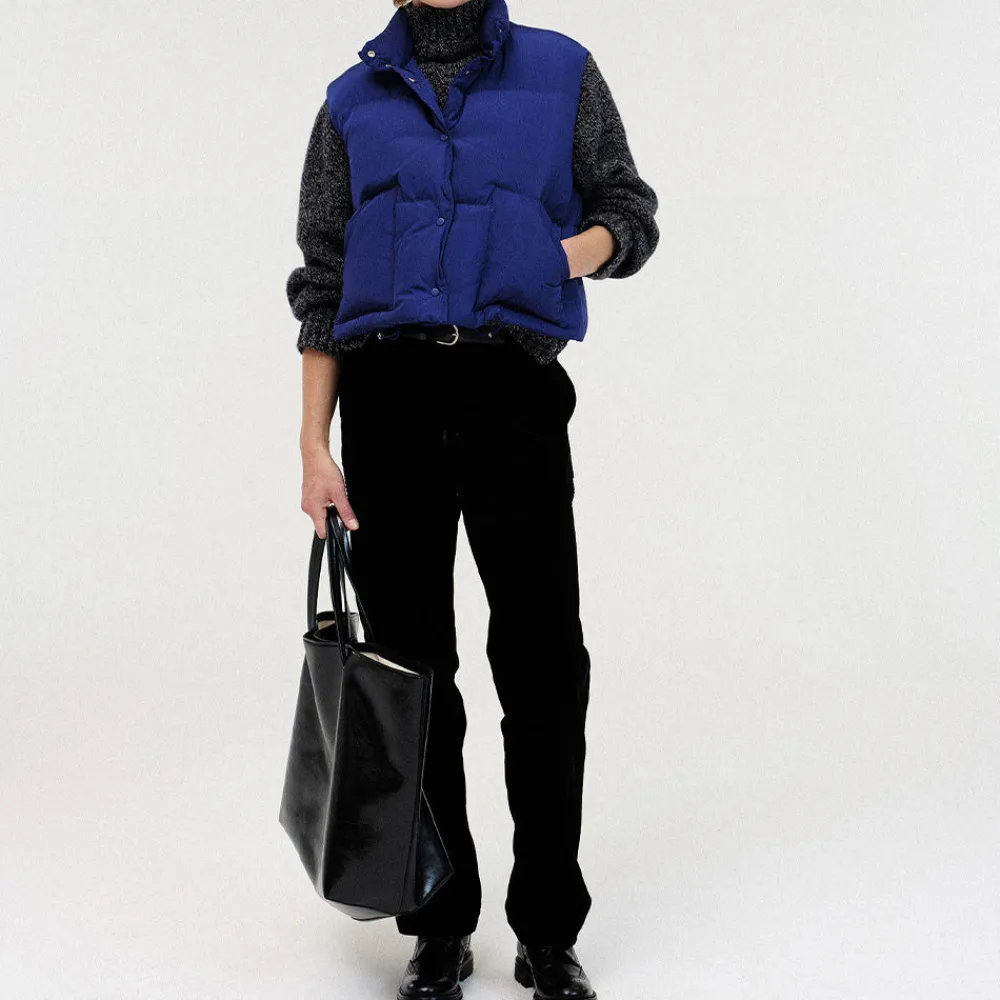Discount Nothing Written - Doudoune sans manches - Bleu