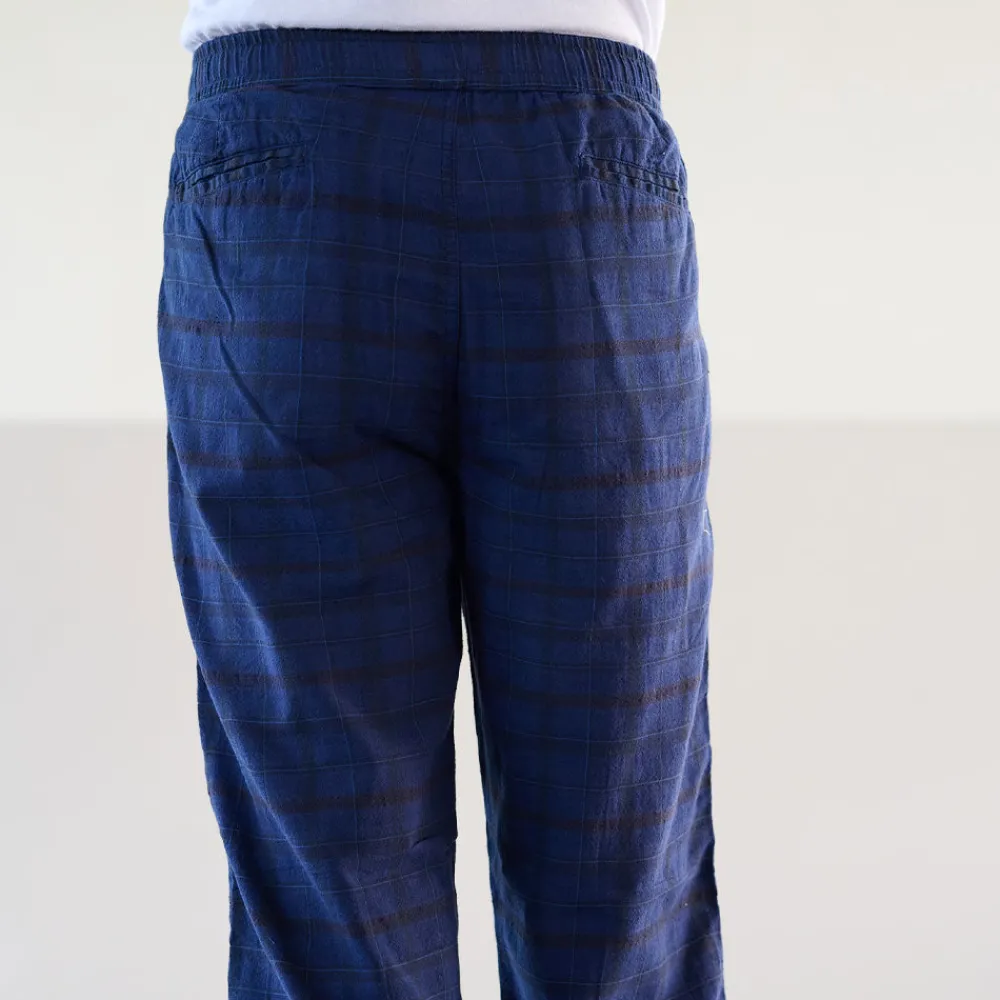 Outlet Original Madras Trading Co - Pantalon N65 Lax Drawstring - Bleu