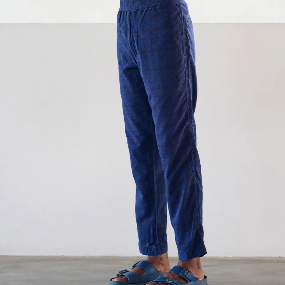 Outlet Original Madras Trading Co - Pantalon N65 Lax Drawstring - Bleu