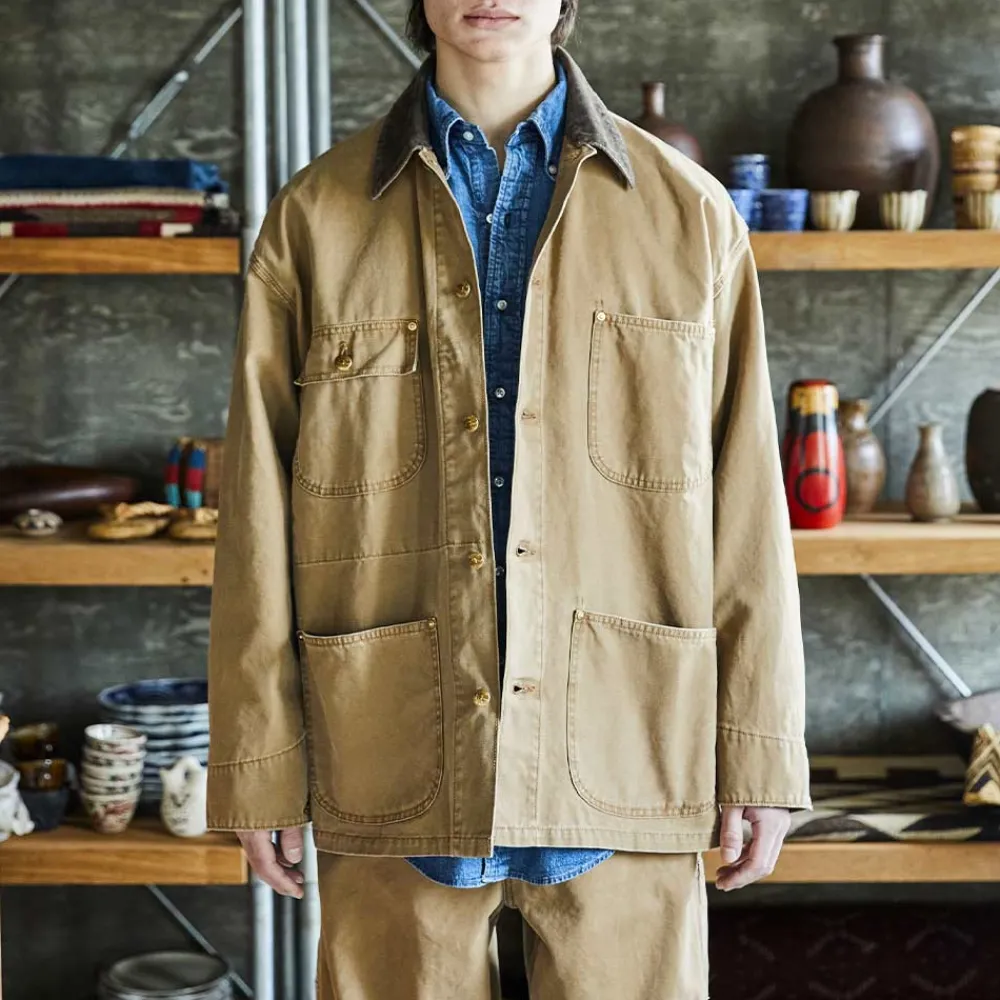 Cheap ORSLOW - Veste Décontracté Coverall - Marron