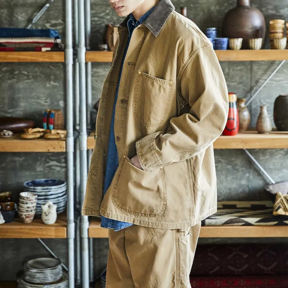 Cheap ORSLOW - Veste Décontracté Coverall - Marron