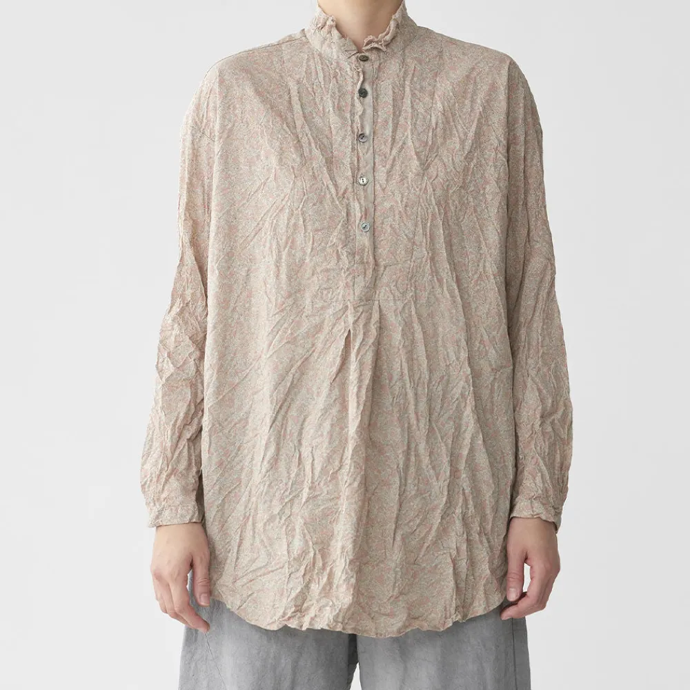 Outlet PAS DE CALAIS - Chemise Imprimée Fleurie - beige