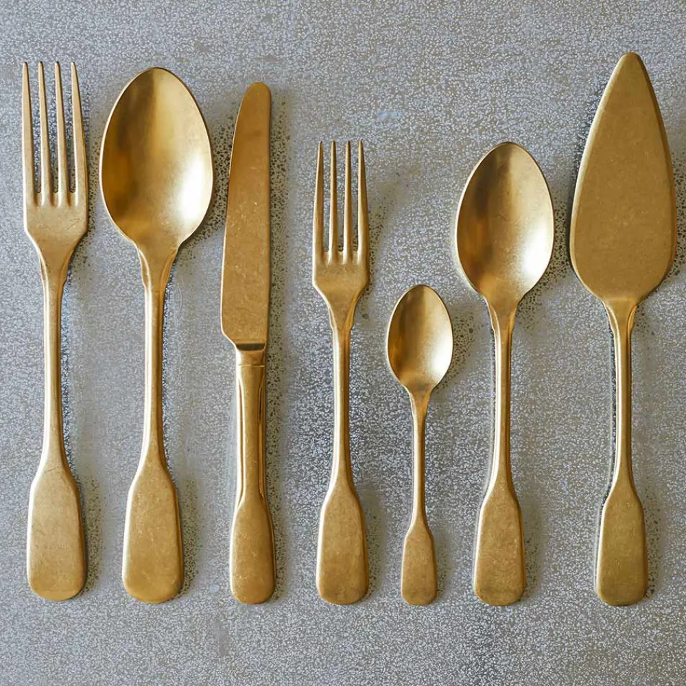 New 683 KN INDUSTRIE Pelle à tarte Bricklane - Vintage Gold