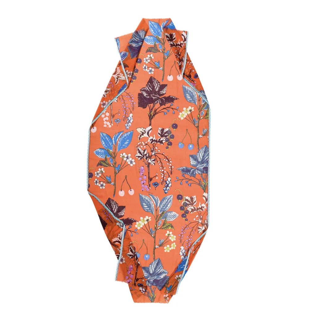 Clearance EPICE ÉPICE - Écharpe imprimé floral - Orange