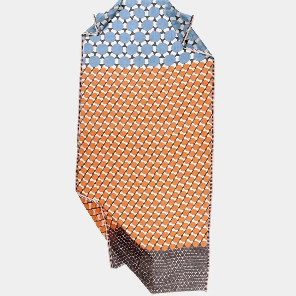 Best Sale EPICE ÉPICE - Écharpe imprimé rond - Orange