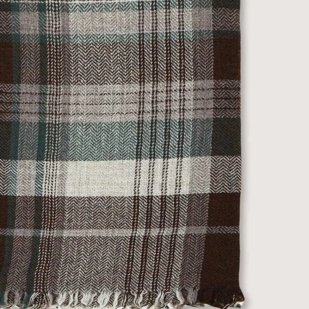 Online MOISMONT Plaid en laine n°81 - Naturel -