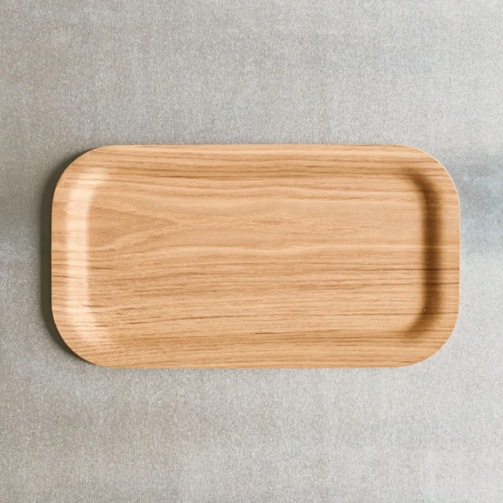 Cheap 456 KINTO CO Plateau antidérapant - Bois naturel