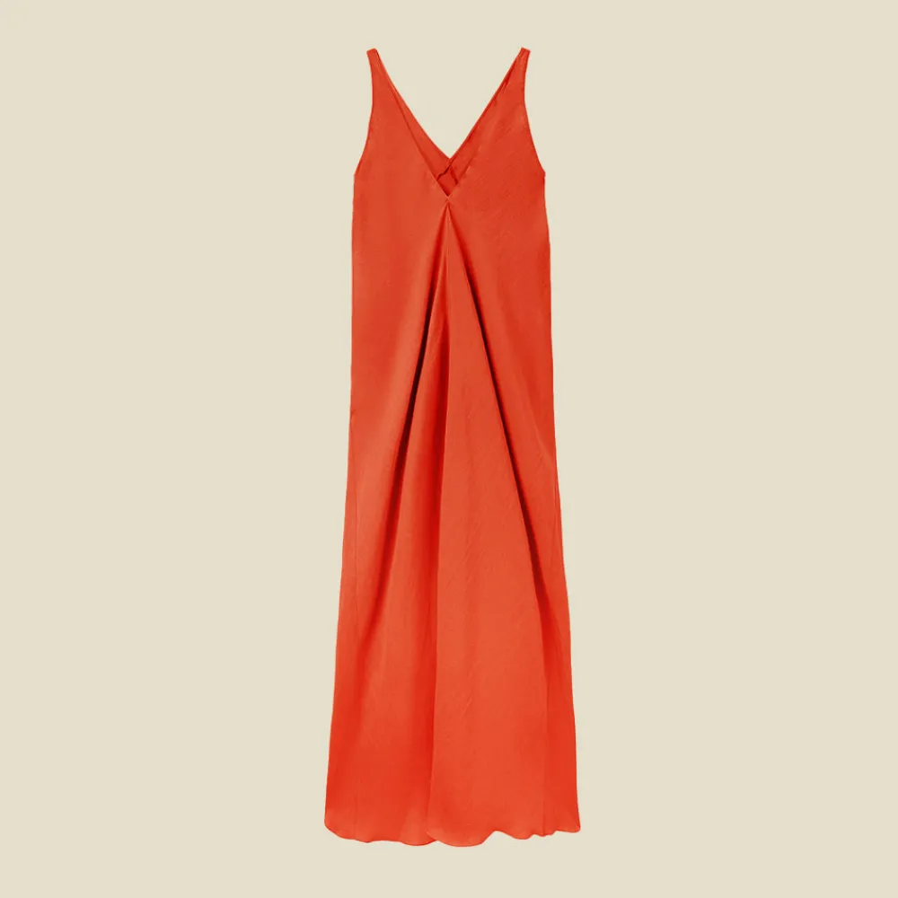 Outlet Pomandère - Robe longue - Orange